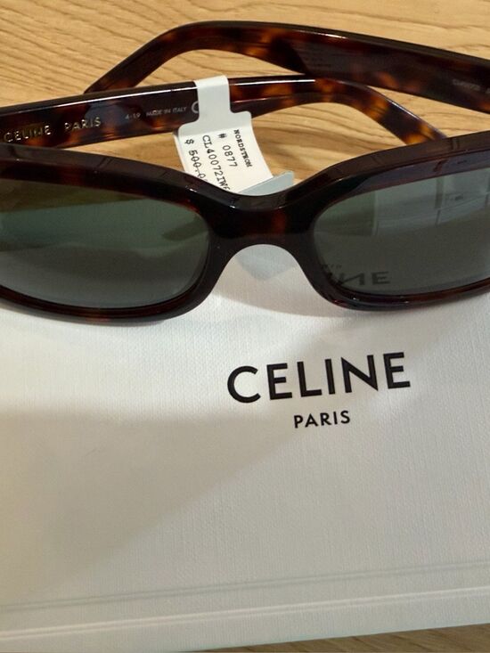 CELINE Paris CL40072I 01A Sunglasses turquoise New in Box $500 main image 6